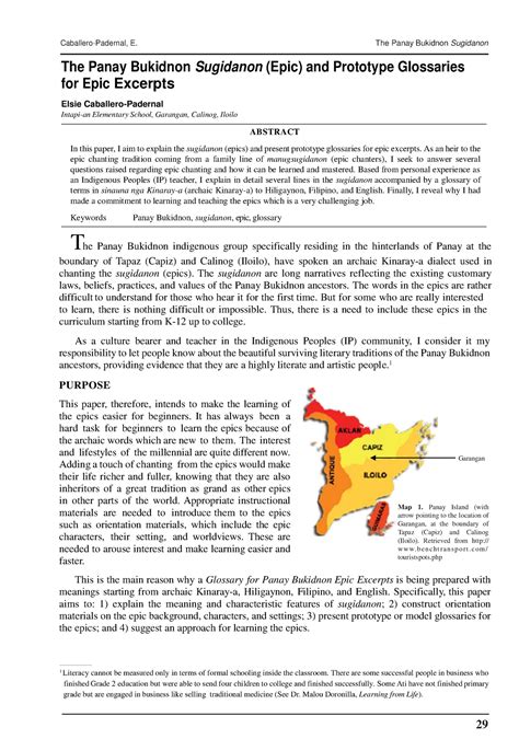 amburukay|The Panay Bukidnon Sugidanon (Epic) and Prototype Glossaries .